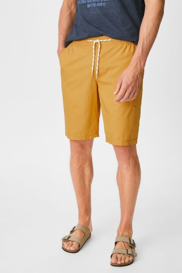 Bărbați - Pantaloni scurți - galben deschis