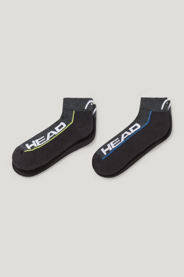Herren - HEAD - Multipack 2er - Sport-Kurzsocken - grau / schwarz