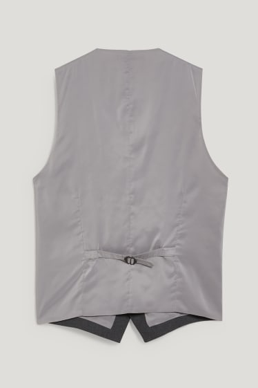 Heren - Gilet uit het combi-systeem - regular fit - flex - LYCRA® - donkergrijs