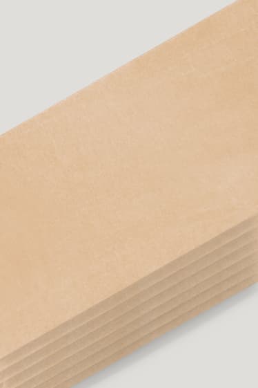 Damen - Multipack 7er - Feinsöckchen - Komfortbund - 30 DEN - beige