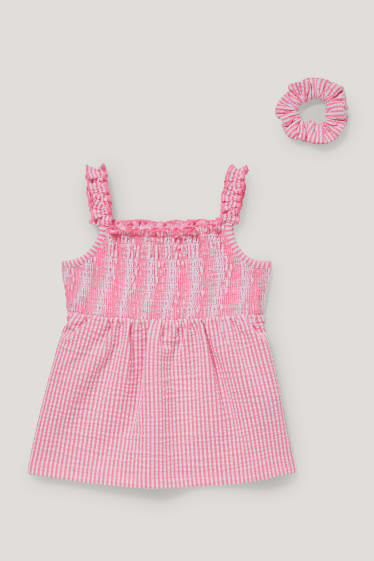 Toddler Girls - Set - Top und Scrunchie - 2 teilig - pink