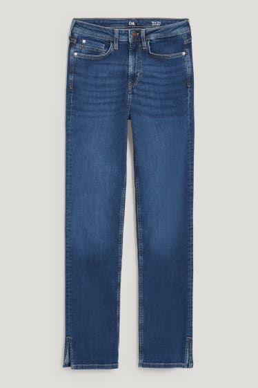 Dámské - Straight jeans - high waist - džíny - modré
