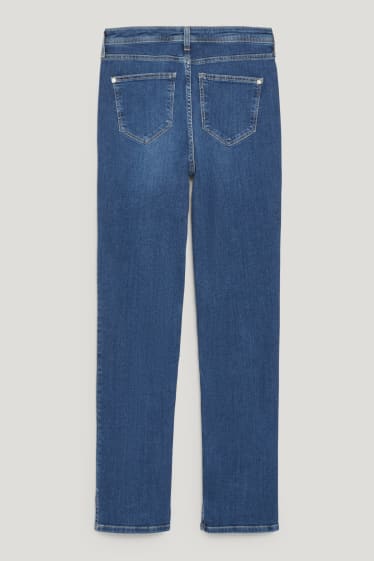 Dámské - Straight jeans - high waist - džíny - modré