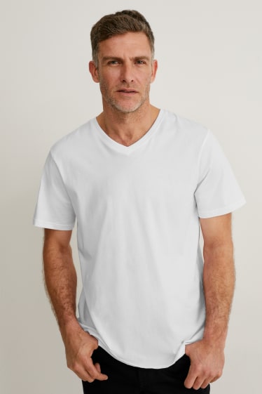 Herren - Multipack 2er - T-Shirt - weiß