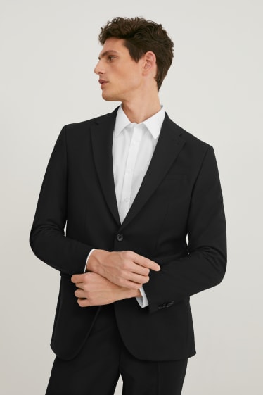Heren - Colbert uit het combi-systeem - regular fit - Flex - LYCRA® - zwart