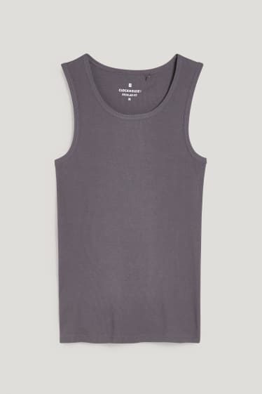 Clockhouse homme - CLOCKHOUSE - débardeur - gris foncé