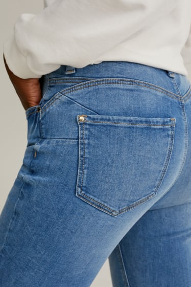 Donna - Skinny jeans - a vita alta - jeans modellanti - jeans blu