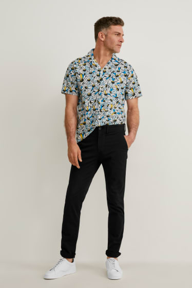 Uomo - Chino - slim fit - Flex - LYCRA® - nero