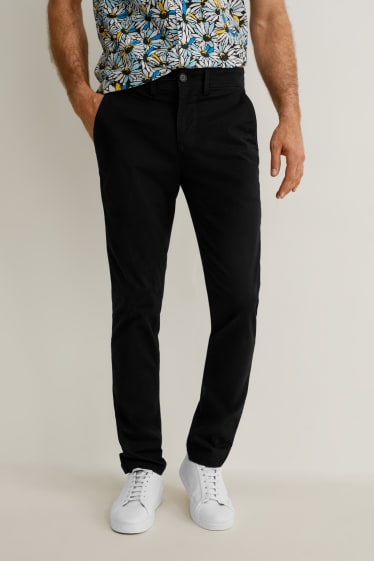 Uomo - Chino - slim fit - Flex - LYCRA® - nero
