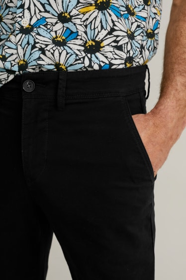 Uomo - Chino - slim fit - Flex - LYCRA® - nero