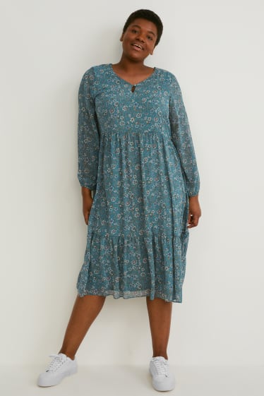 Women - Dress - floral - green