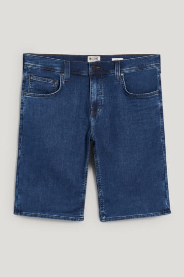 Men - MUSTANG - denim shorts - Chicago - denim-blue