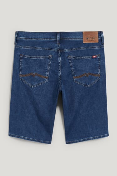 Men - MUSTANG - denim shorts - Chicago - denim-blue