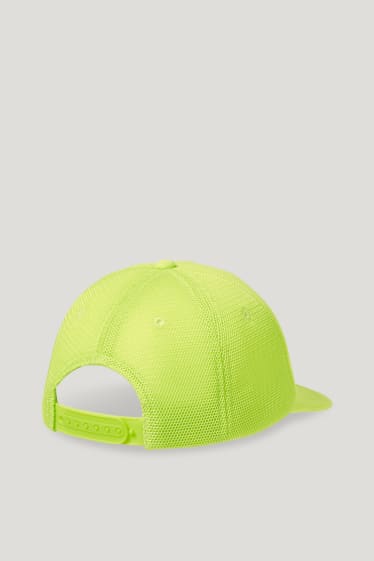 Bambini: - Cappellino da baseball - giallo fluorescente