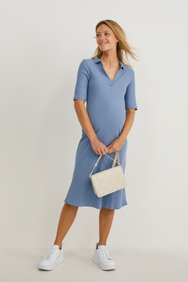 Women - Maternity dress - light blue