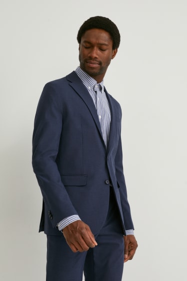 Home - Americana combinable - slim fit - Flex - LYCRA® - blau fosc jaspiat