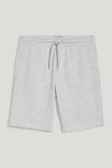 Hombre - Shorts deportivos - blanco-jaspeado