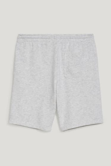 Hombre - Shorts deportivos - blanco-jaspeado