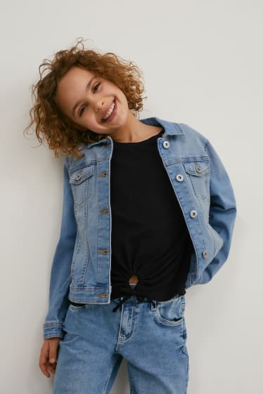 Kids Girls - Jeansjacke - jeans-hellblau