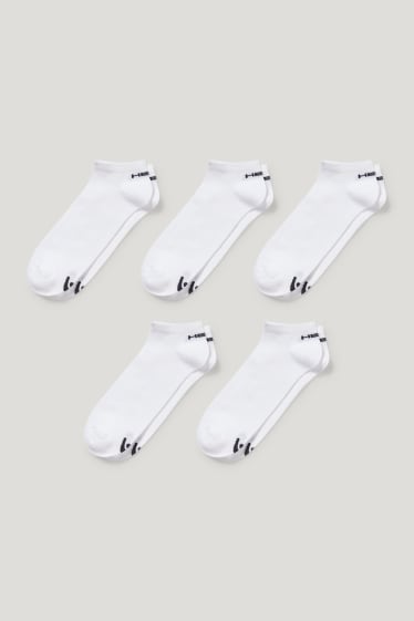 Hombre - HEAD - pack de 5 - calcetines tobilleros deportivos - blanco