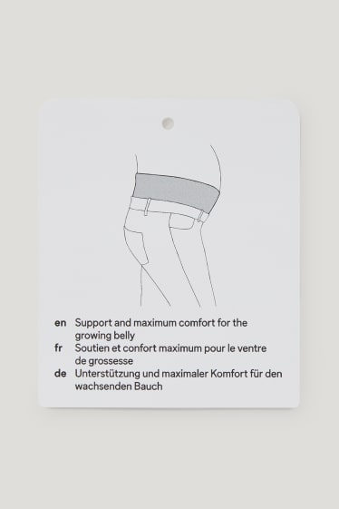 Dames - Zwangerschapsshorts - donkergroen