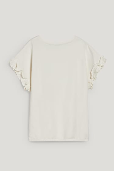 Toddler Girls - Kurzarmshirt - cremeweiß