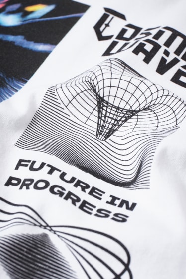 Clockhouse homme - CLOCKHOUSE - T-shirt - blanc