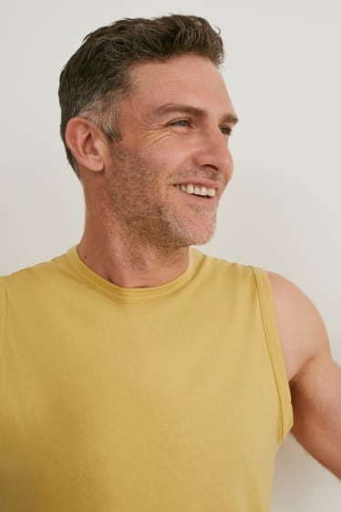 Herren - Tank Top - gelb