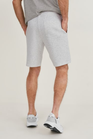 Hombre - Shorts deportivos - blanco-jaspeado