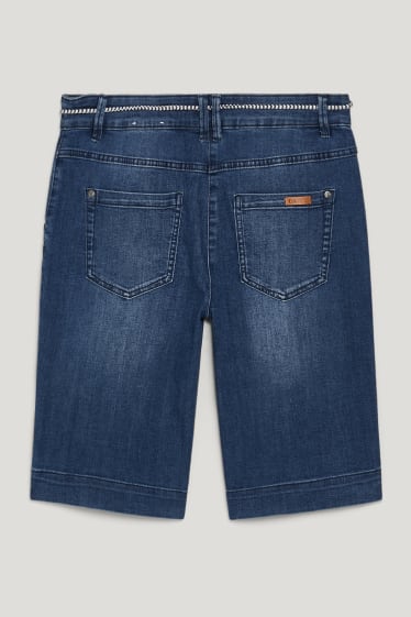 Dona - Pantalons curts texans - texà blau