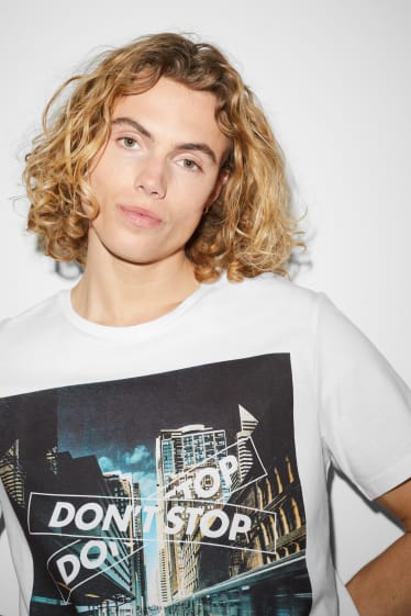 Clockhouse Boys - CLOCKHOUSE - T-shirt - biały