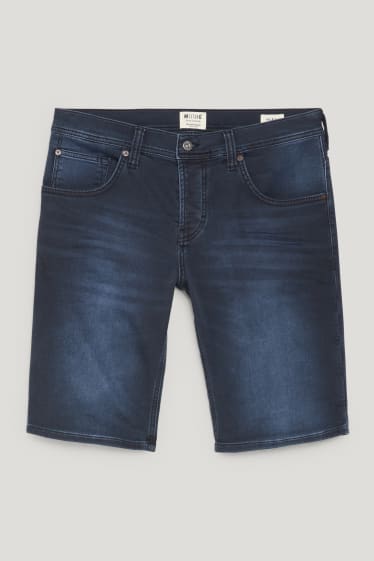 Uomo - MUSTANG - shorts di jeans - vita media - Chicago - jeans blu scuro