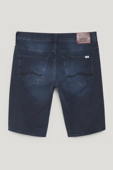 Uomo - MUSTANG - shorts di jeans - vita media - Chicago - jeans blu scuro