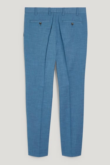 Uomo - Pantaloni coordinabili - regular fit - stretch - LYCRA® - blu