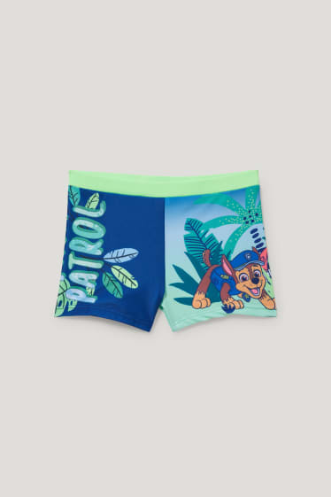Batolata chlapci - Tlapková patrola - plavky - LYCRA® XTRA LIFE™ - modrá / světle modrá