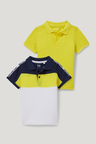 Nen petit - Paquet de 2 - polo - groc