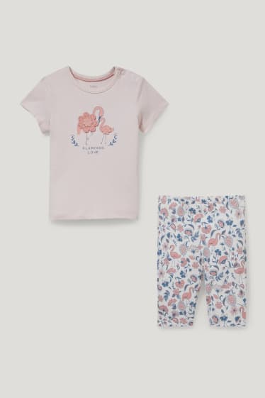 Bébé filles - Ensemble pour bébé - 2 pièces - rose