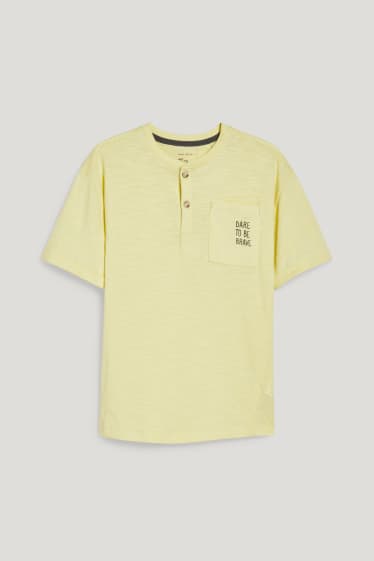 Toddler Boys - T-shirt - genderneutraal - lichtgeel