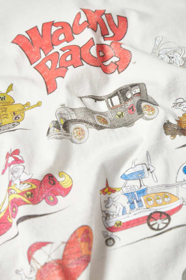Bărbați XL - Tricou - Wacky Races - alb