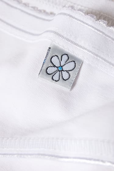 Donna - Confezione da 4 - slip - LYCRA® - bianco