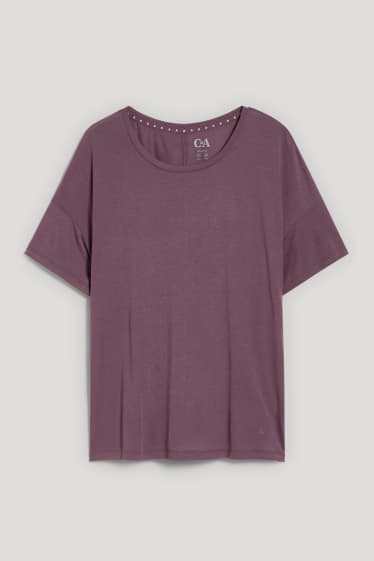 Donna - T-shirt sportiva - running - porpora