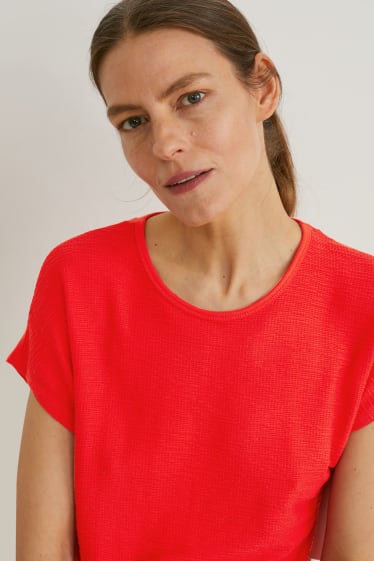 Damen - T-Shirt - rot