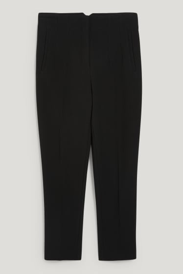Women - Trousers - slim fit - black