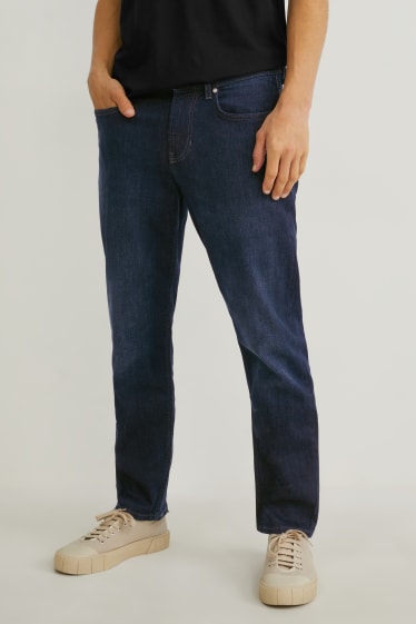 Mężczyźni - Straight jeans - dżins-ciemnoniebieski