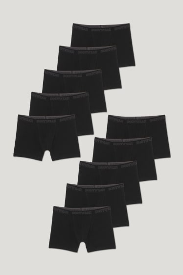 Herren - Multipack 10er - Trunks - LYCRA® - schwarz