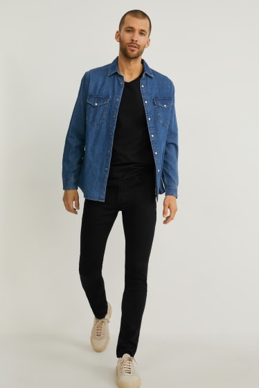 Pánské - Skinny jeans - LYCRA® - černá