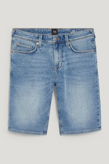 Uomo - Shorts di jeans - Flex jog denim - jeans blu