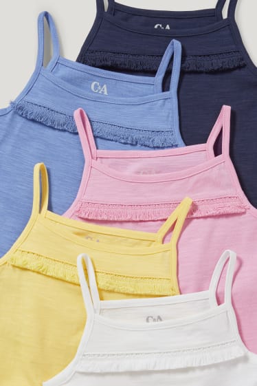 Toddler Girls - Multipack 5er - Top - cremeweiss