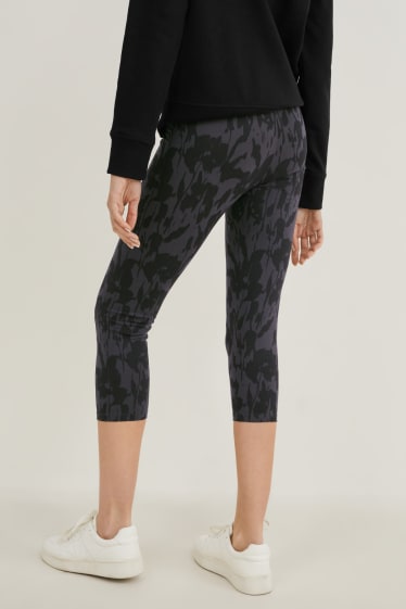 Damen - Multipack 2er - Capri-Leggings - LYCRA® - schwarz