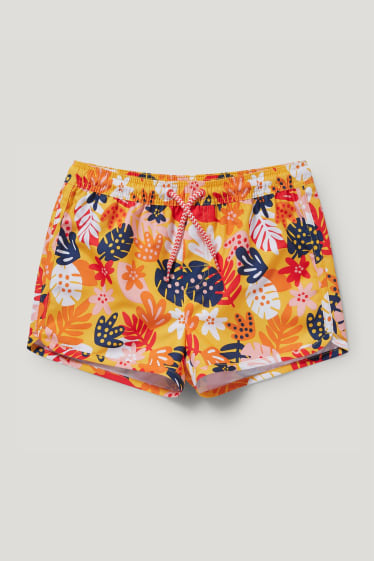 Toddler Girls - Badeshorts - geblümt - gelb